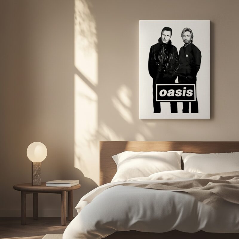 Liam Neeson And Noel Edmonds Oasis_Canvas
