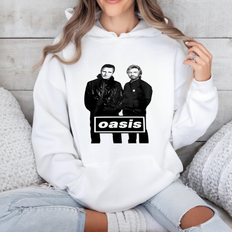 Liam Neeson And Noel Edmonds Oasis_Hoodie