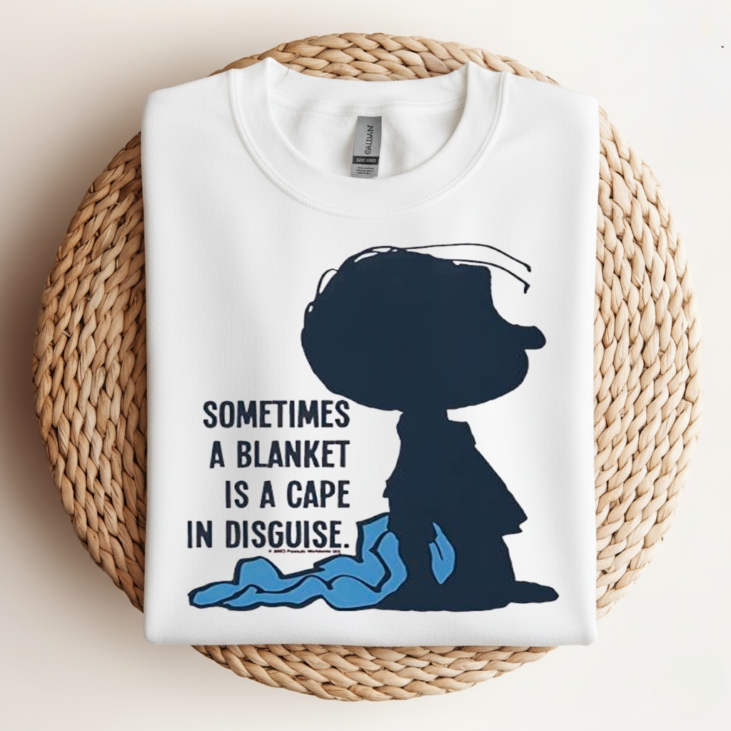 Linus Sometimes A Blanket Is A Cape In Disguise Adult shirt