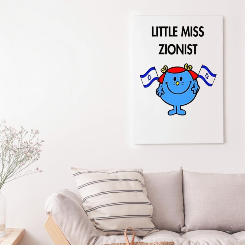 Little miss zionist_Canvas