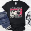 Live Fast Eat Trash Opossum & Raccoon shirt