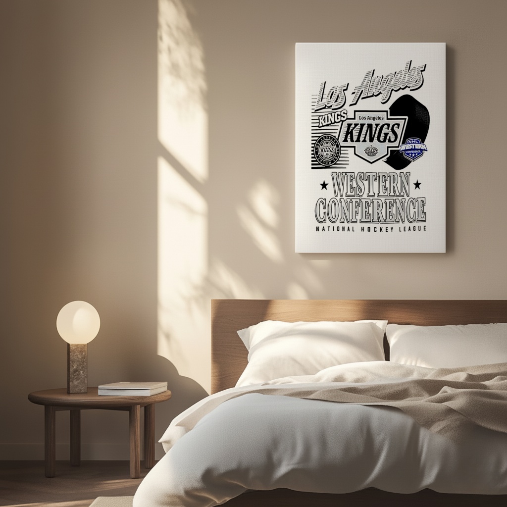 Los Angeles Kings NHL Western Conference Retro Logo Shirt