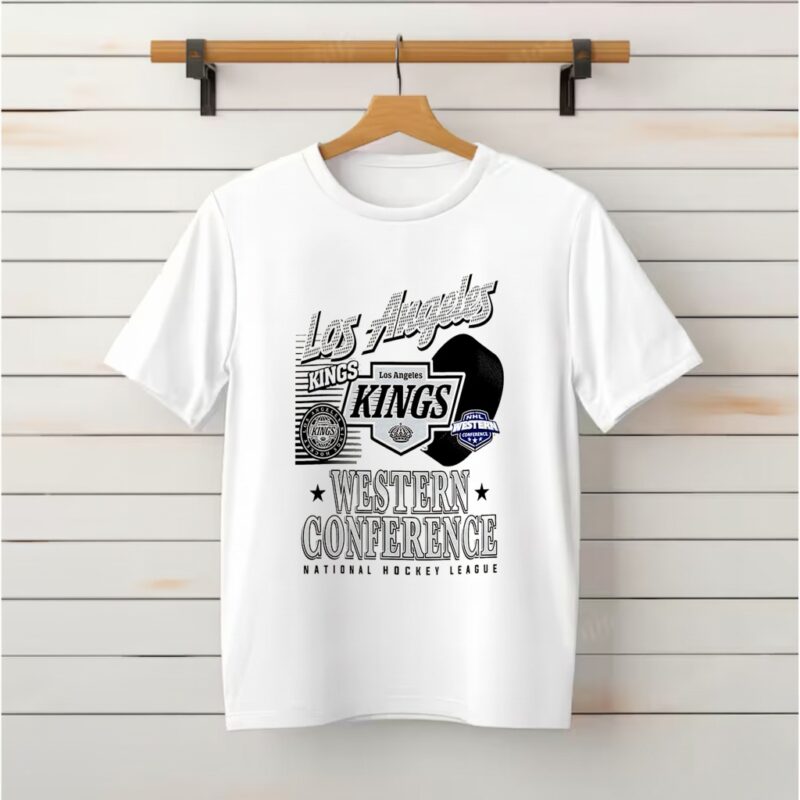Los Angeles Kings NHL Western Conference logo and ball_Classic T-Shirt
