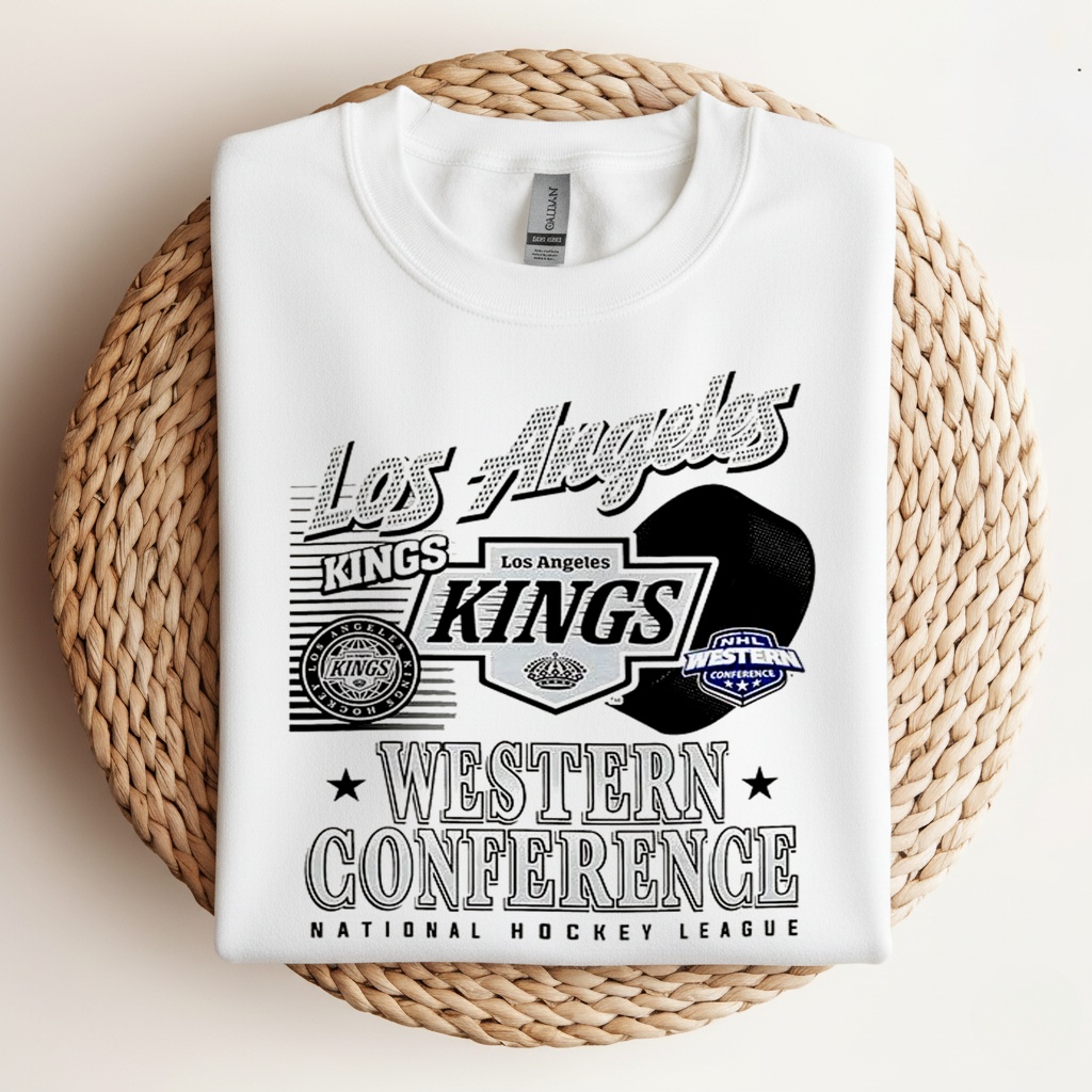 Los Angeles Kings NHL Western Conference Retro Logo Shirt