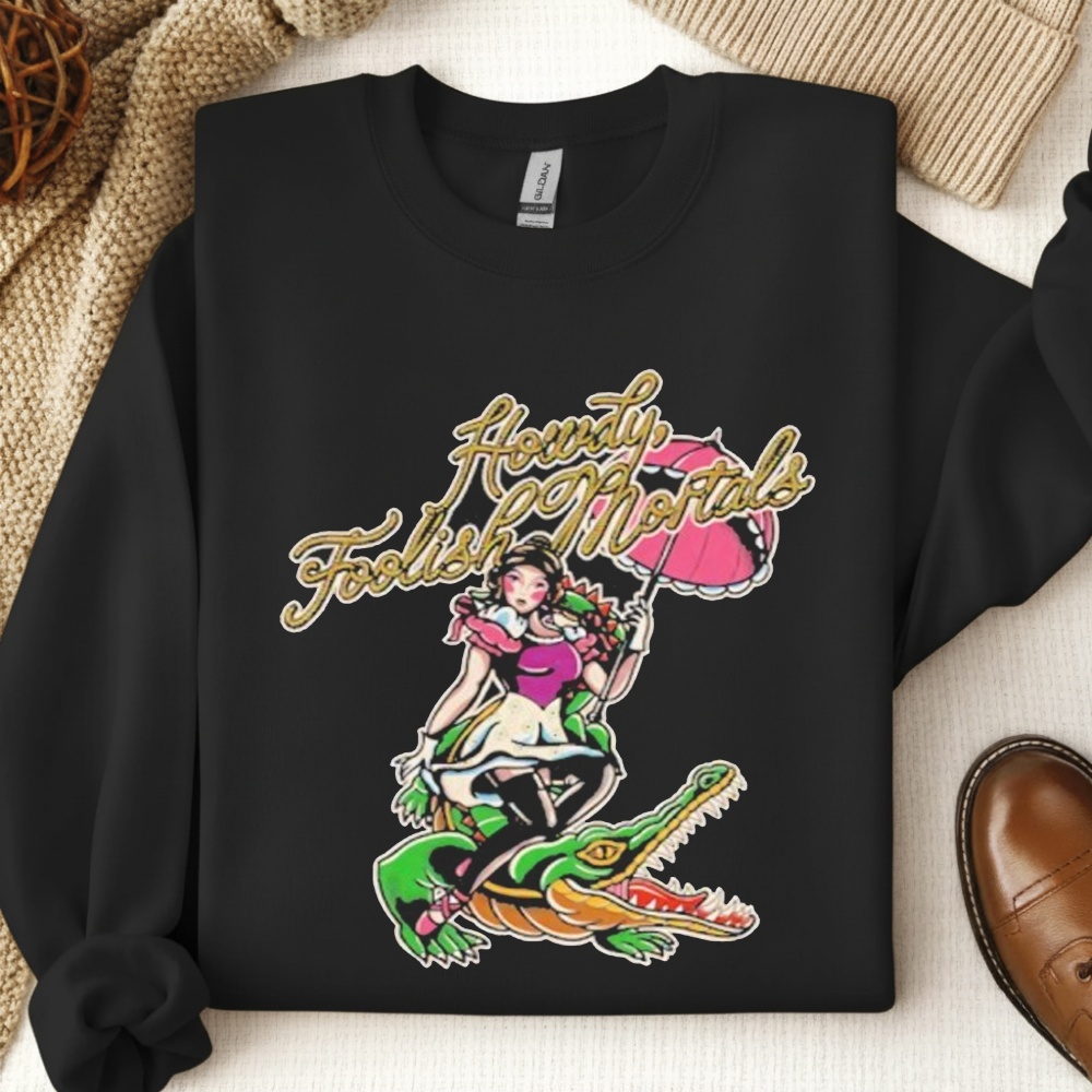 Lostbrostradingco Howdy Foolish Mortals Shirt