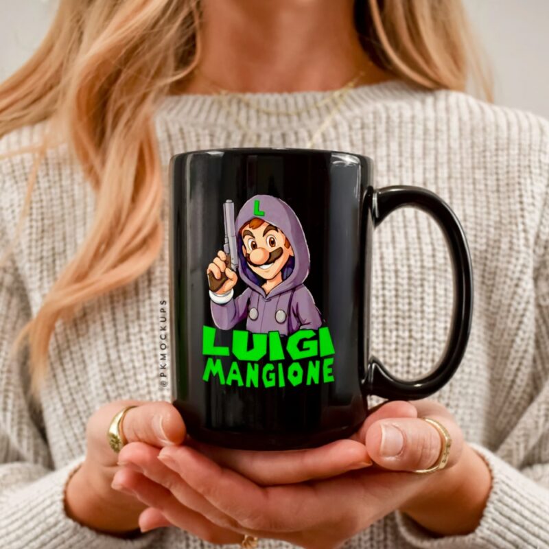 Luigi Mangione Nintendo_Ceramic Mug