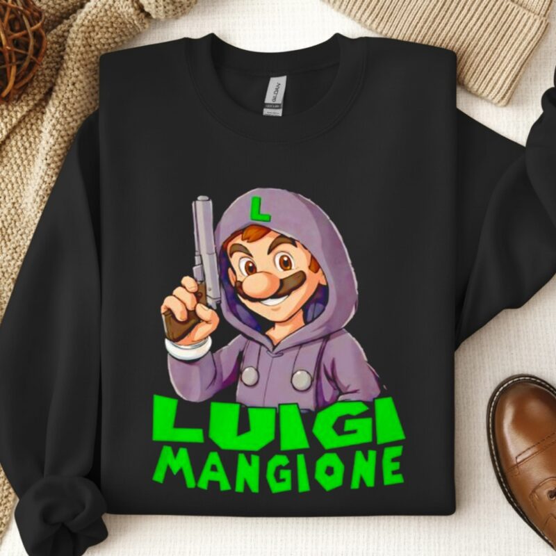 Luigi Mangione Nintendo_Crewneck Sweatshirt