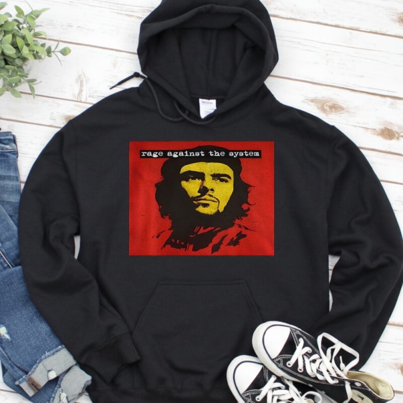 Luigi Mangione Silhouette Rage Against the System_Hoodie