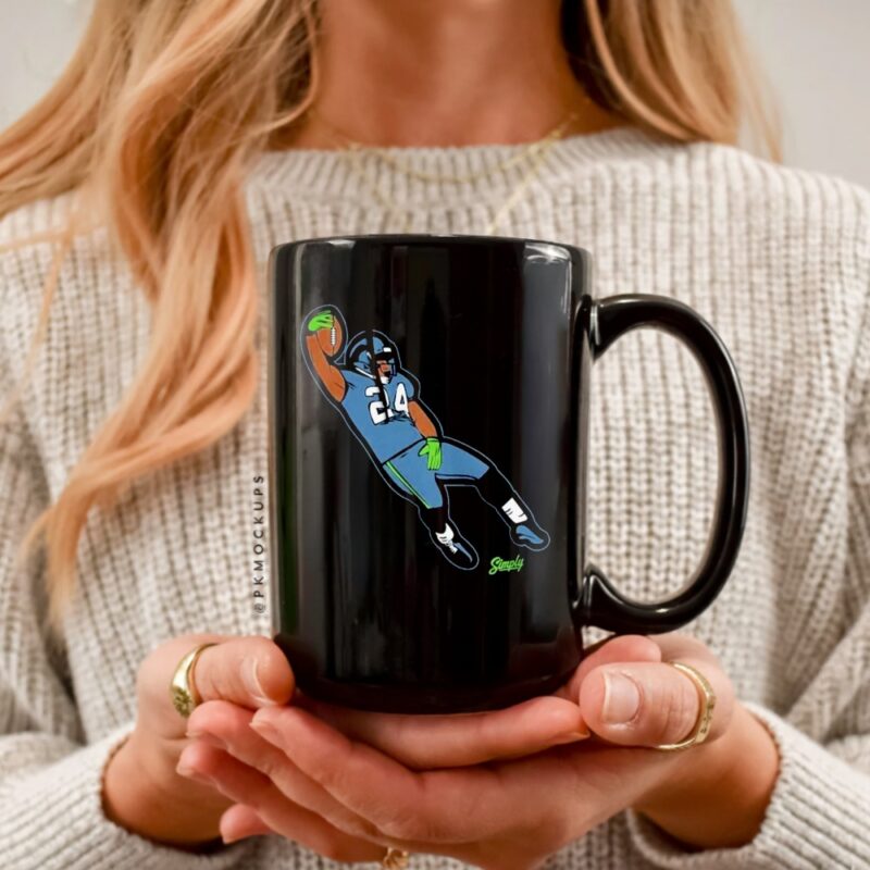 Marshawn Lynch The Quake Celebration_Ceramic Mug