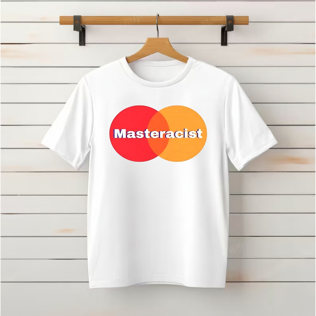 Masterracist MasterCard logo parody shirt