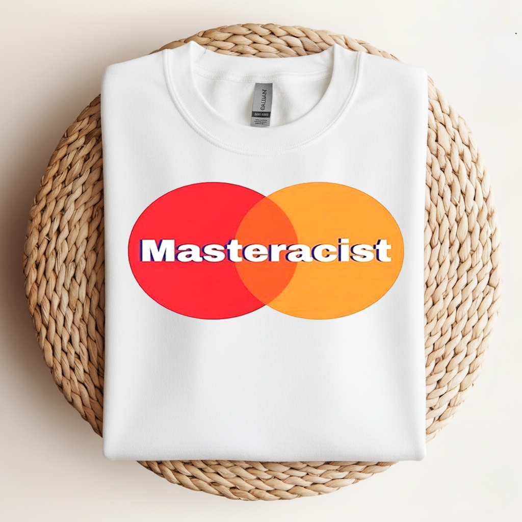 Masterracist MasterCard logo parody shirt