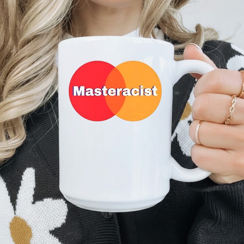 Masterracist MasterCard logo parody_Mug
