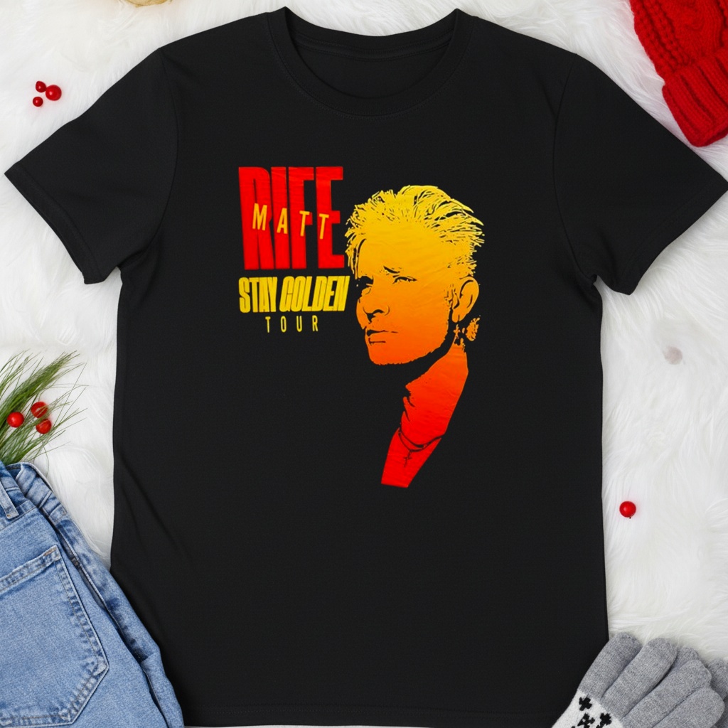 Matt Rife Stay Golden tour shirt Matt Rife Stay Golden tour shirt