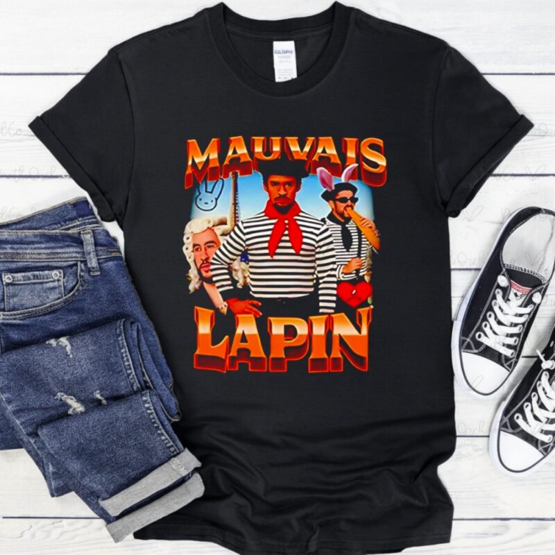 Mauvais Lapin character graphic_T-Shirt