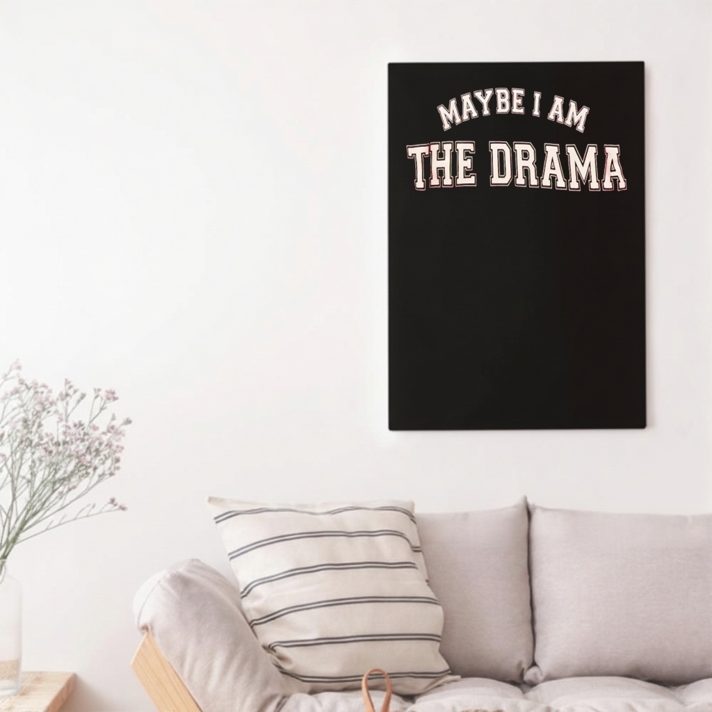 Maybe I am the drama Canvas