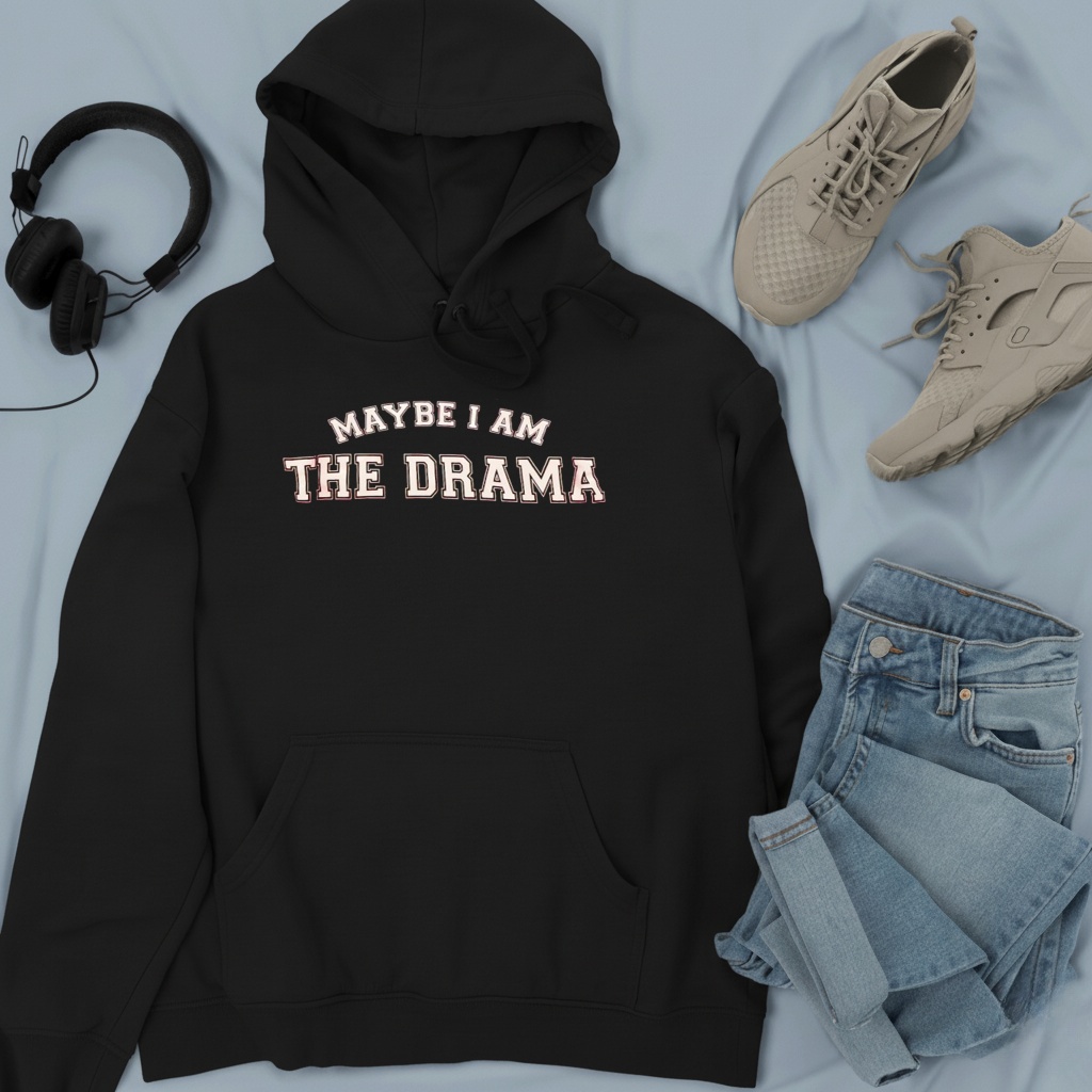 Maybe I am the drama Hoodie