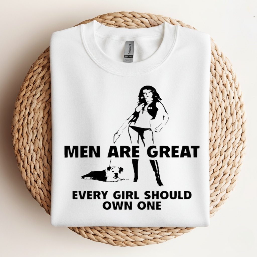 Men are great every girl should own one shirt