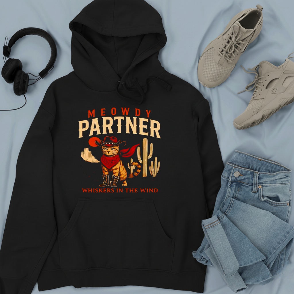 Meowdy Partner Cowboy Cat Shirt