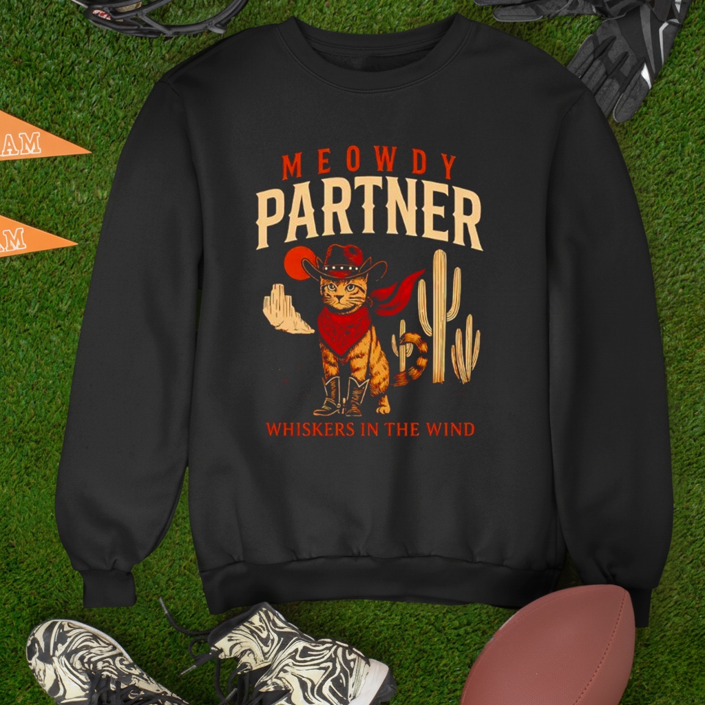 Meowdy Partner Cowboy Cat Shirt