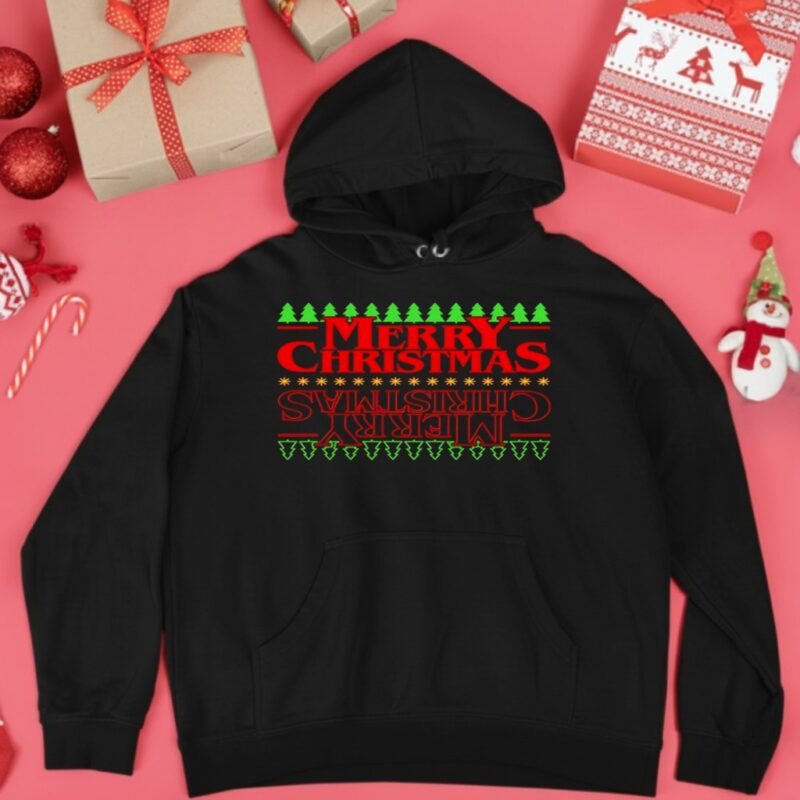 Merry Christmas Upside Down_Hoodie