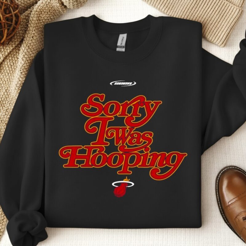 Miami Heat X Seen Sorry I Was Hooping_Crewneck Sweatshirt