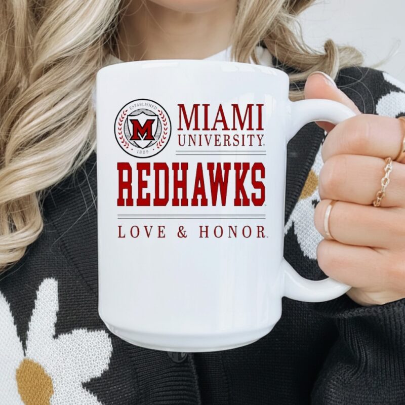 Miami University Redhawks Seal Love and Honor_Mug