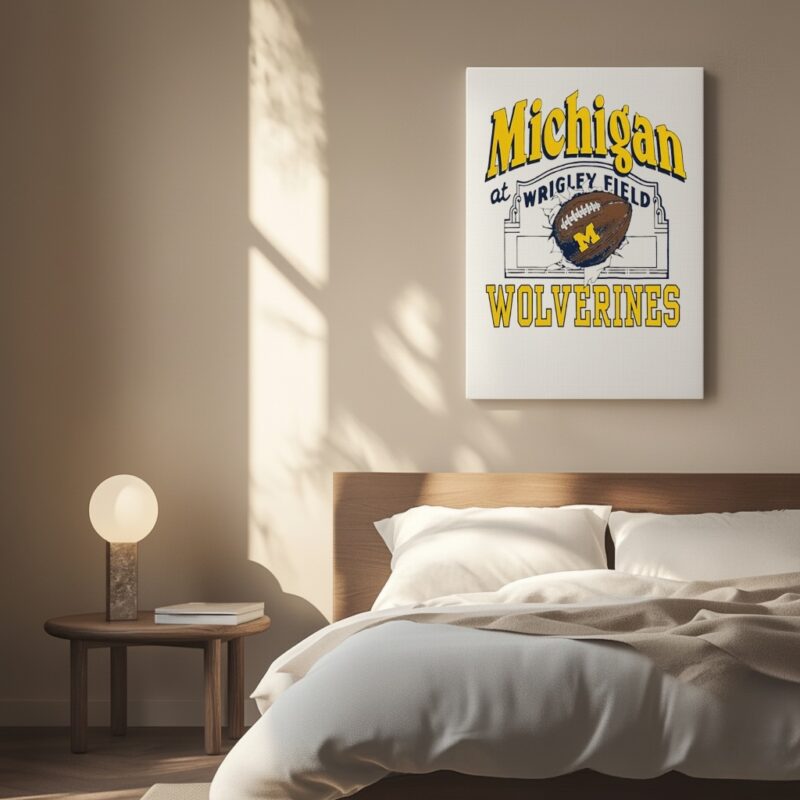 Michigan Wolverines Football at Wrigley Field Game_Canvas