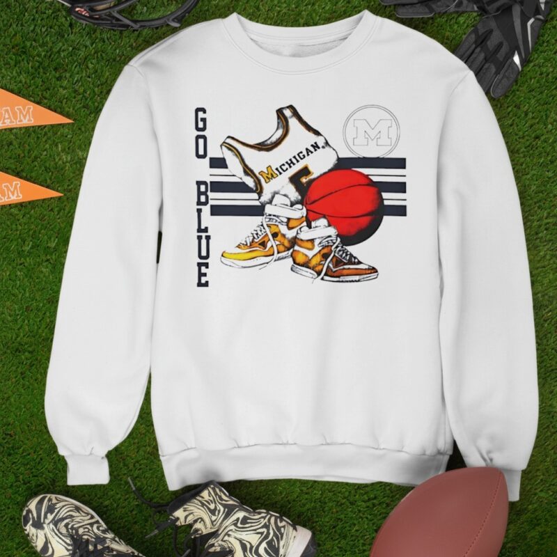 Michigan Wolverines Go Blue vintage_Sweatshirt