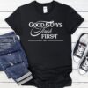 Mike Conley wearing good guys finish first GGF shirt
