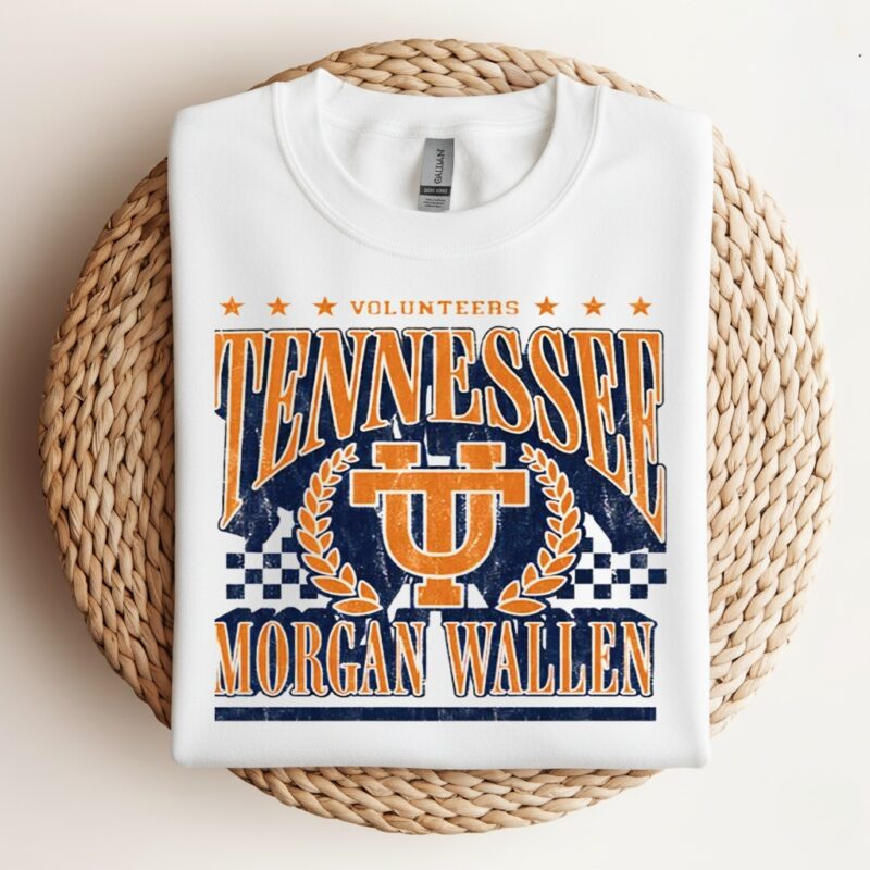 Morgan Wallen x UT Ivory Tennessee Volunteers_Crewneck Sweatshirt
