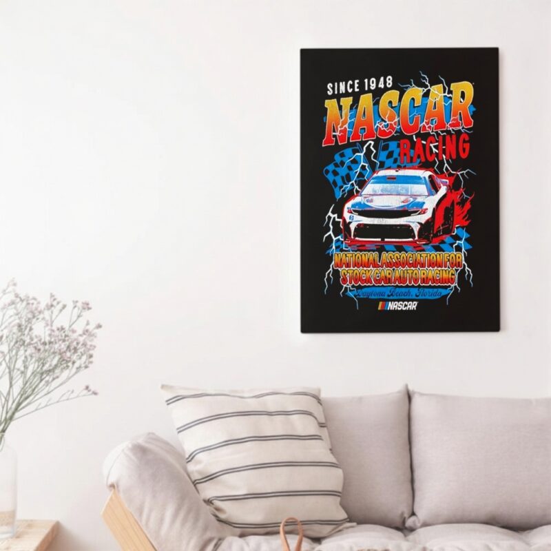 NASCAR Mad Engine since 1948 Shock Racer Graphic_Canvas