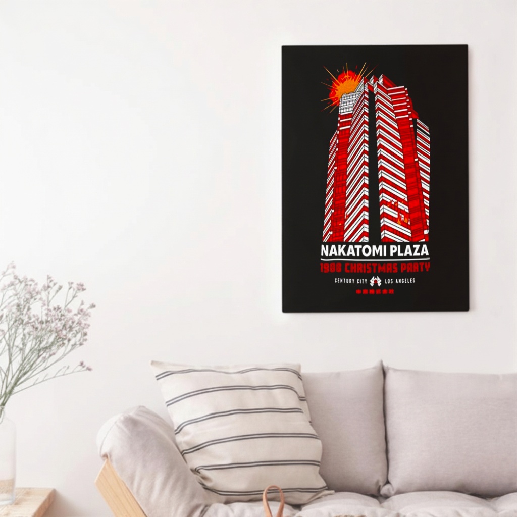 Nakatomi Plaza 1988 Christmas party die hard century city Los Angeles shirt