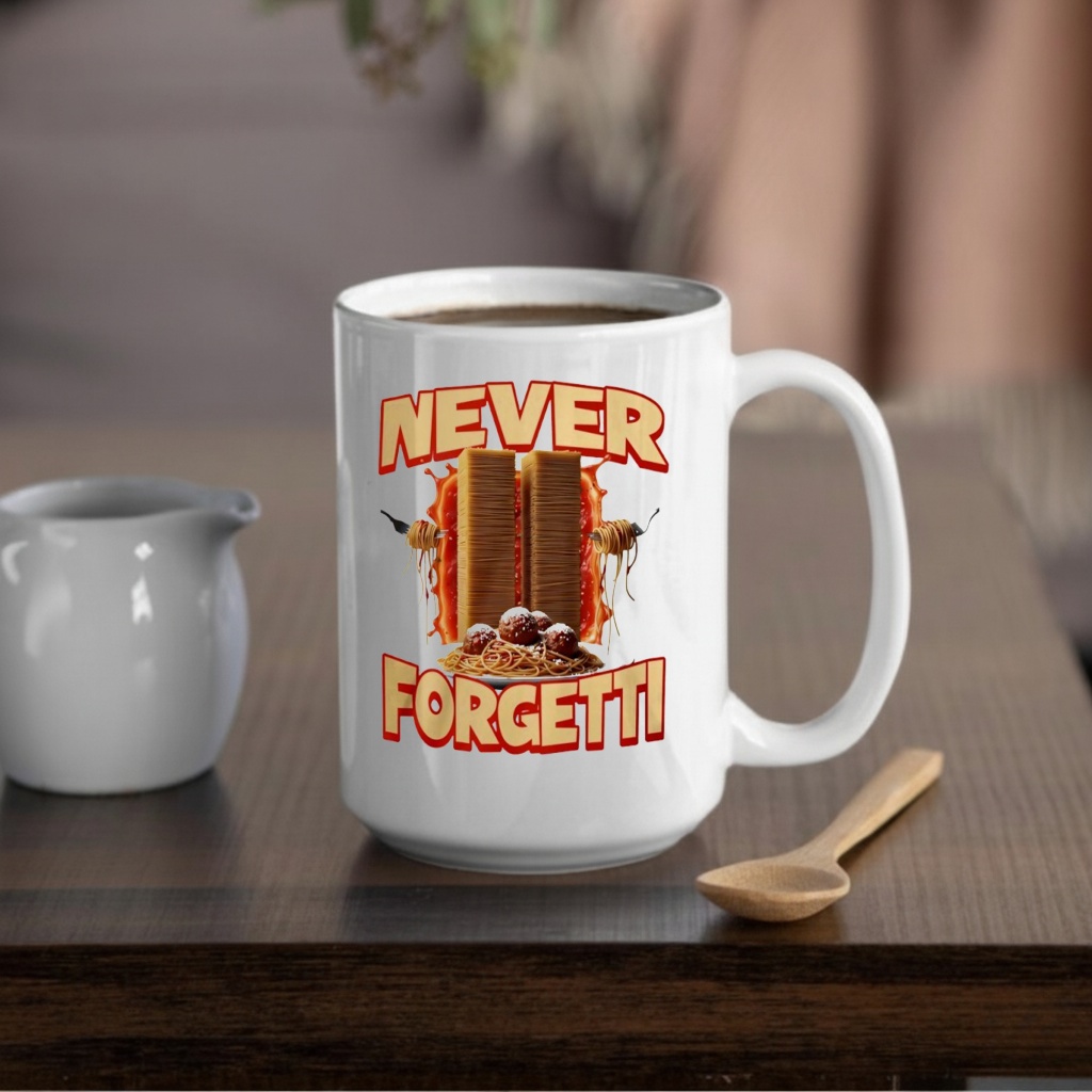 Never Forgetti spaghetti shirt