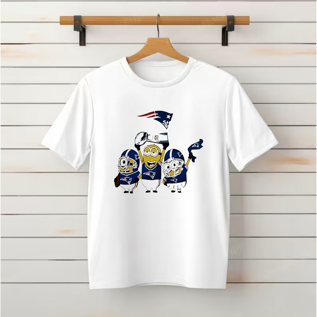 New England Patriots Minions Celebrate Football Shirt