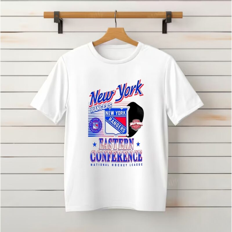 New York Rangers NHL Eastern Conference logo and ball_Classic T-Shirt