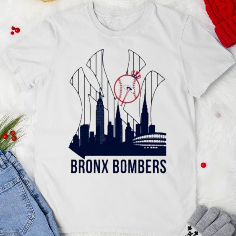 New York Yankees Bronx Bombers City Logo_T-shirt