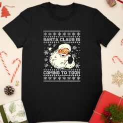 Newcastle Santa Claus is coming to Toon ugly Christmas shirt