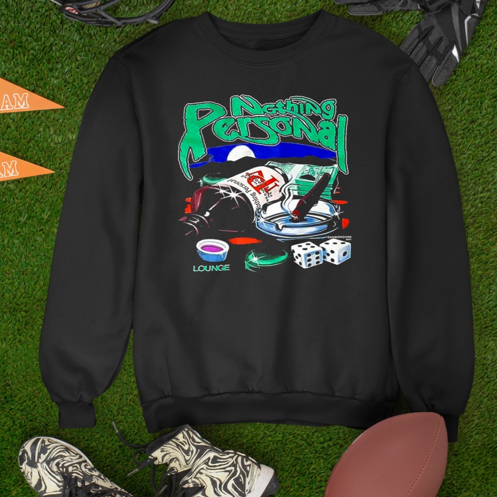 Nothing Personal Lounge graphic shirt