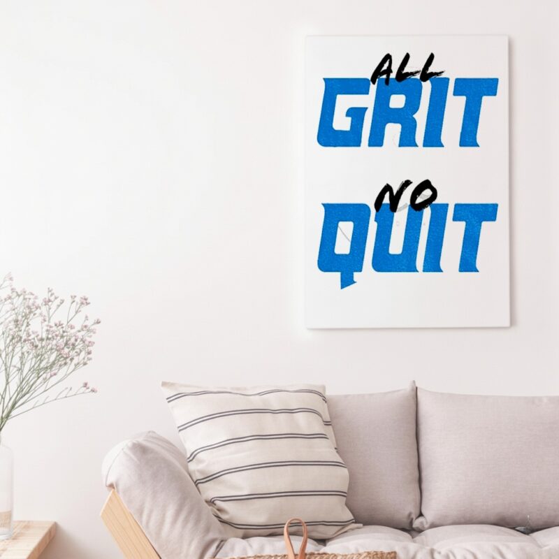 Official Detroit Lions NFL Football All Grit No Quit 2025_Canvas