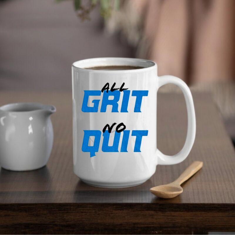 Official Detroit Lions NFL Football All Grit No Quit 2025_Mug