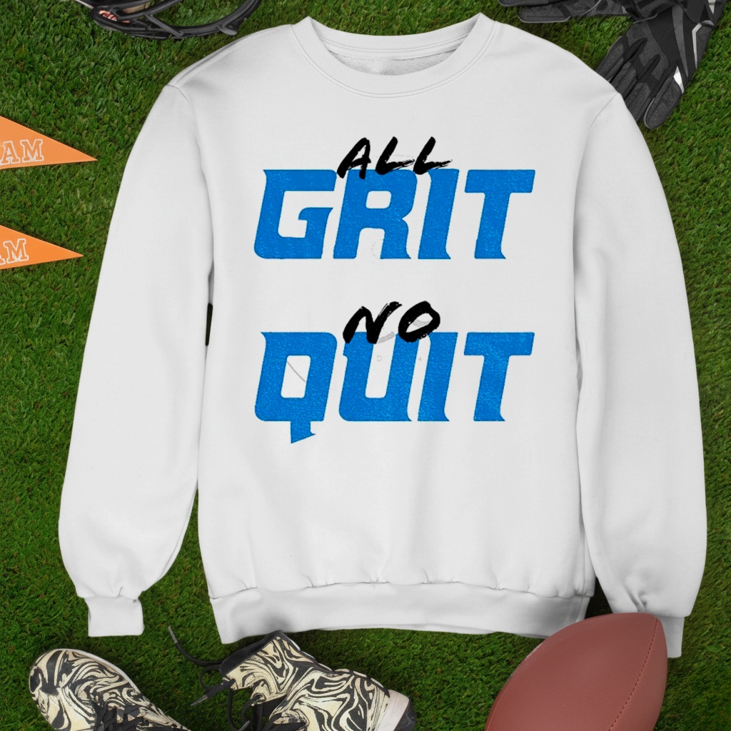 Official Detroit Lions NFL Football All Grit No Quit 2025 shirt