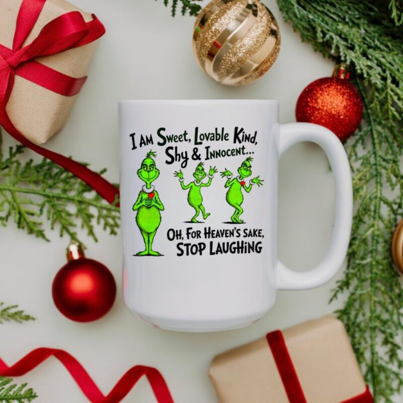 Official Grinch I am sweet lovable kind shy and innocent Christmas_Ceramic Mug
