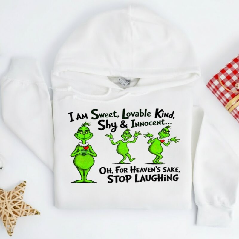 Official Grinch I am sweet lovable kind shy and innocent Christmas_Hoodie