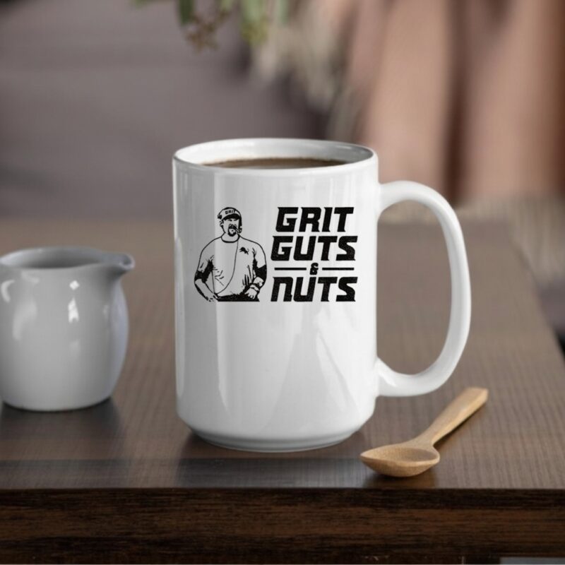 Official Grit guts and nuts Dan Campbell Detroit Lions NFL Football vintage_Mug