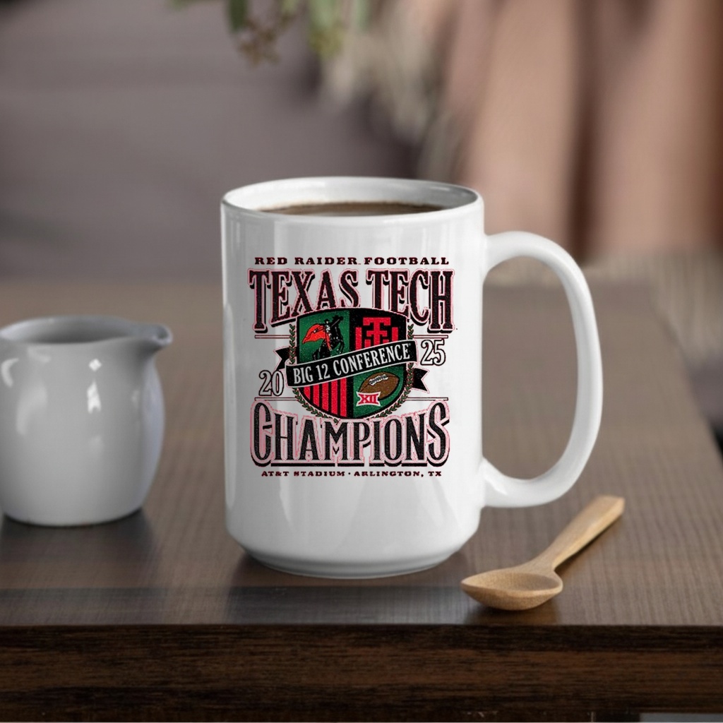 Official Texas Tech Red Raiders Football 2025 Big 12 CFP Champions shirt