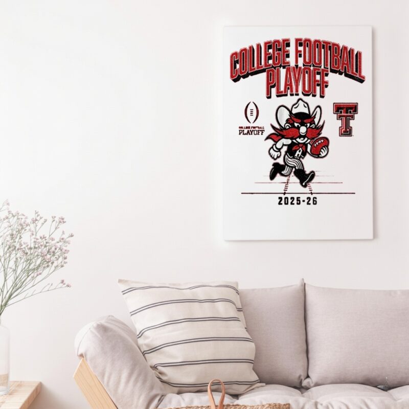 Official Texas Tech Red Raiders Football 2025 CFP Mascot_Canvas