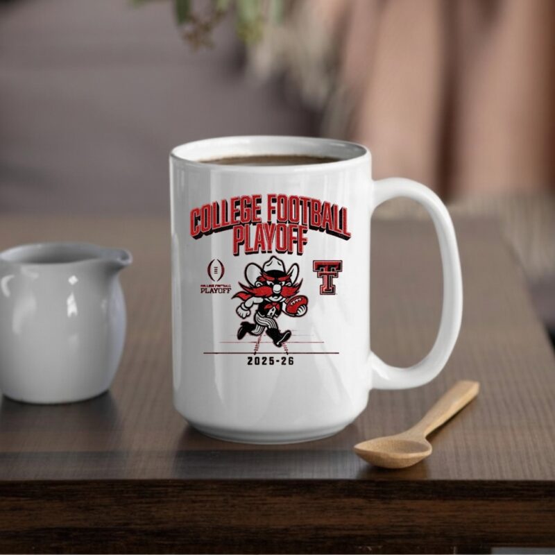 Official Texas Tech Red Raiders Football 2025 CFP Mascot_Mug