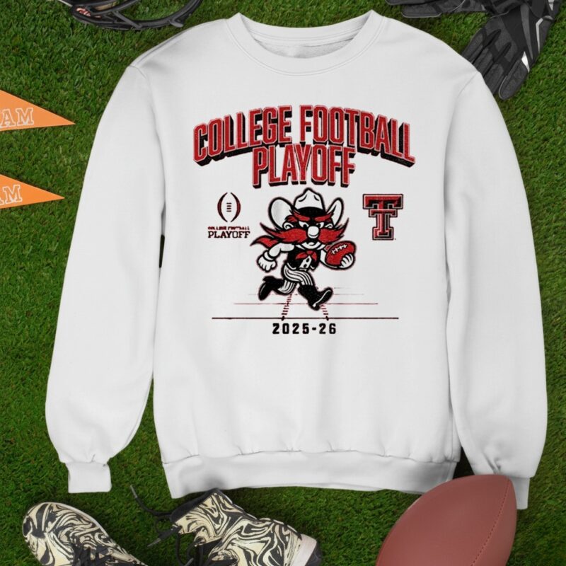 Official Texas Tech Red Raiders Football 2025 CFP Mascot_Sweatshirt