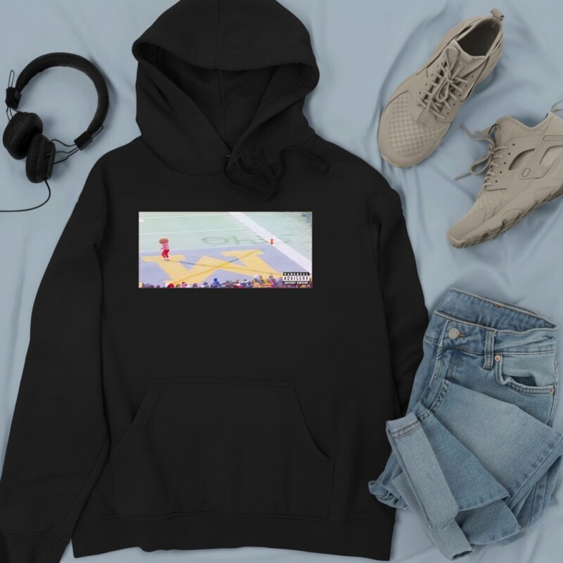 Ohio Snow mascot stadium graphic_Hoodie