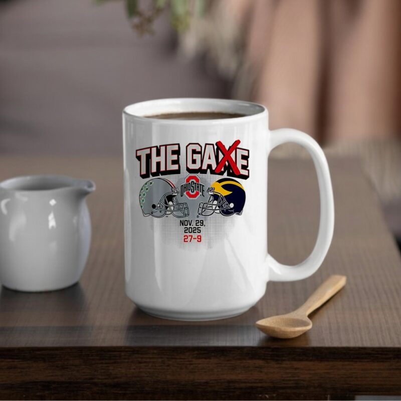 Ohio State Buckeyes vs Michigan Wolverines NCAA The Game 2025 score 27-9 helmet_Mug
